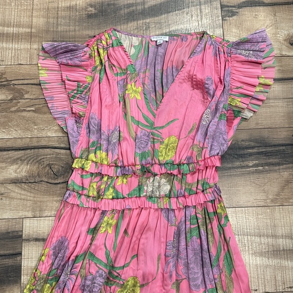 Current Air Pink and Yellow Floral Dress - Picture 3 of 5